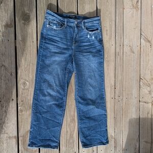 Judy Blue Sz9 Straight Leg Medium Wash
